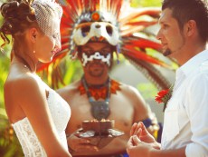 индейская свадебная церемония в Мексике в Темаскаль-1